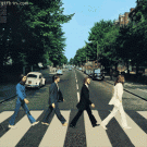 Abbey Road - The Beatles crossing the street